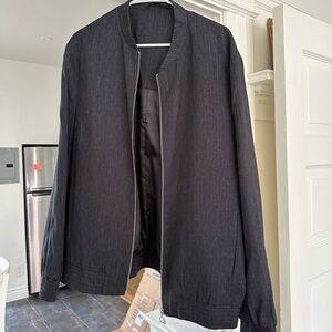 Men's Black Bomber Jacket